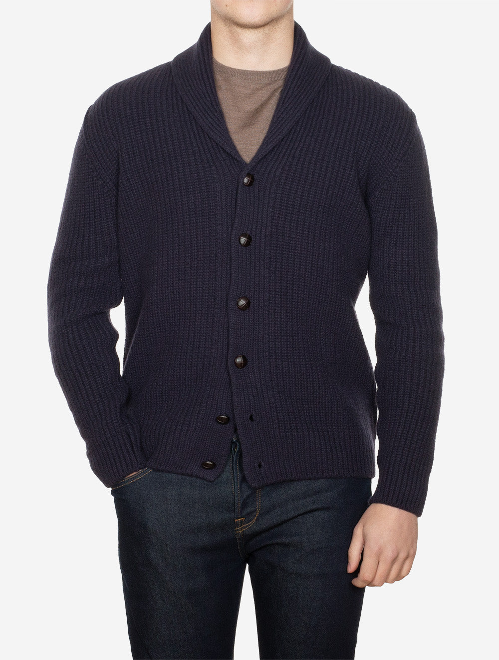 Irelands Eye Luxe Shawl Cardigan Midnight AI2