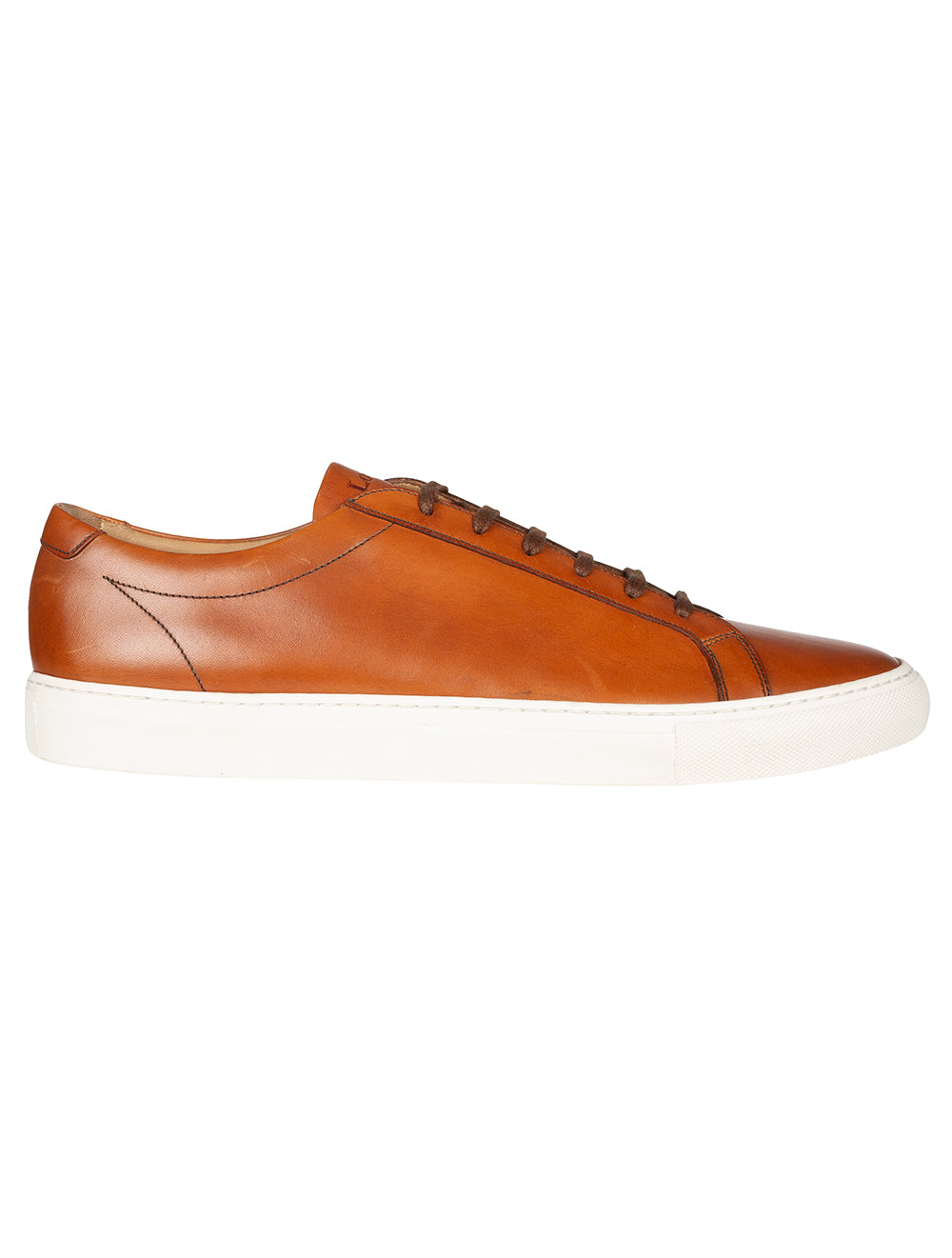 Loake Shoe Makers Leather Sneaker Chestnut AI2