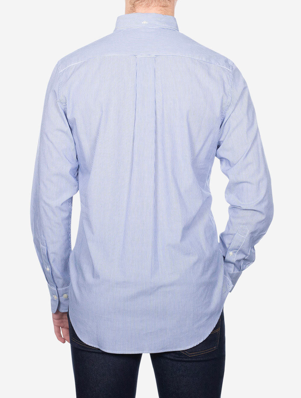 Regular Poplin Banker Shirt College Blue