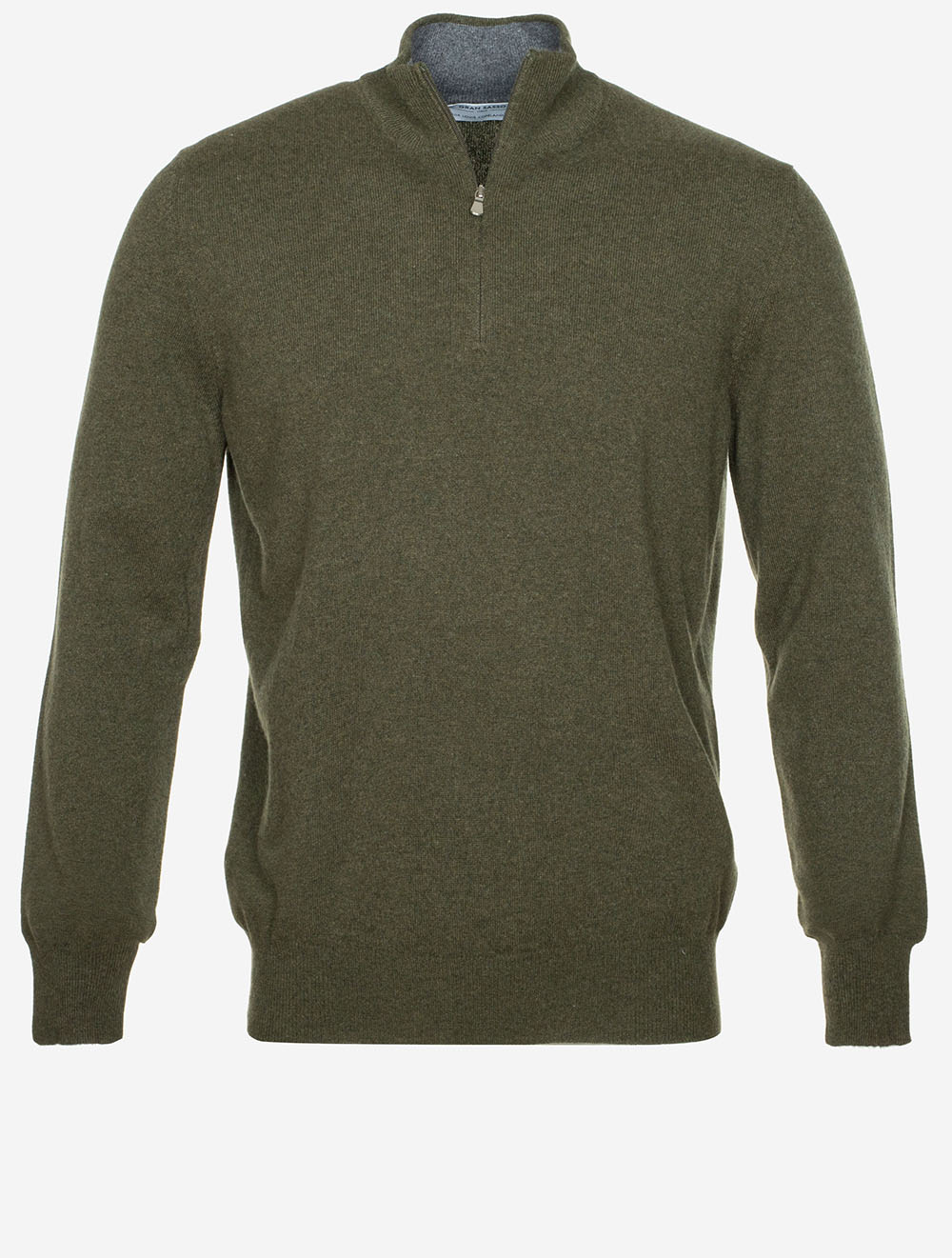 Cashmere Mock Neck Green