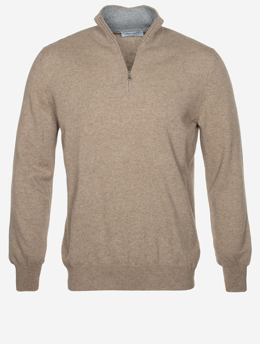 Cashmere Mock Neck Beige