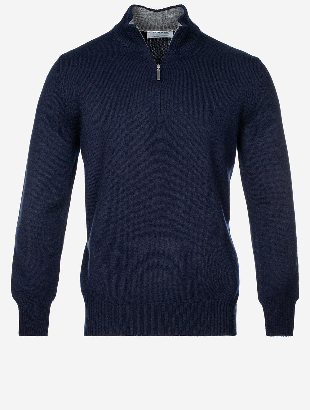 Gran Sasso Half-Zip Jumper Navy MI