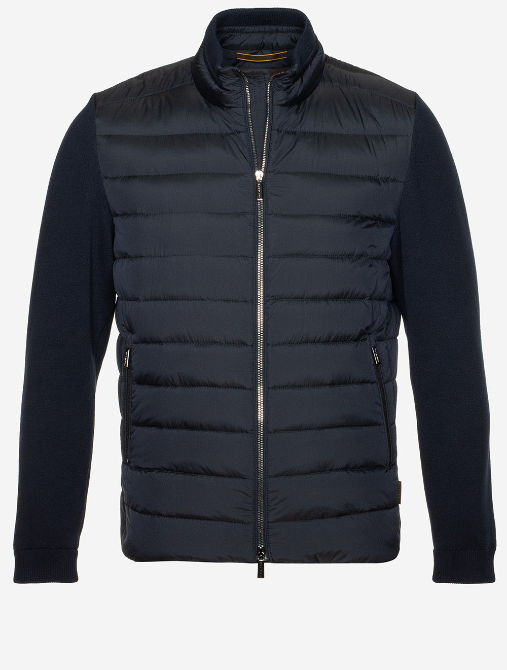 Hybrid Bomber Jacket Dark Blue