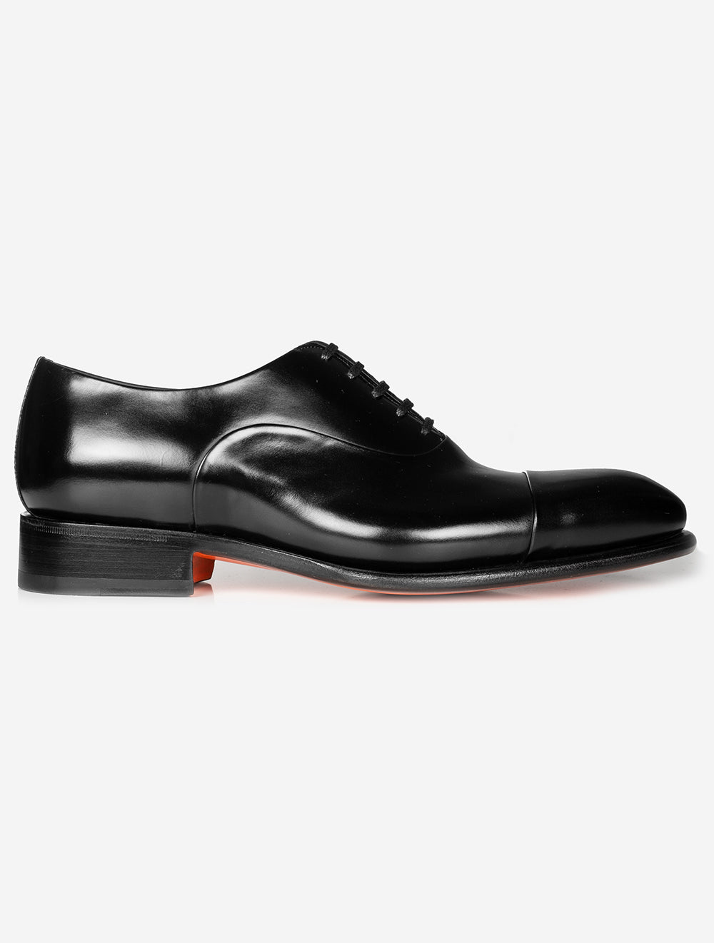 SANTONI Oxford-Zehenkappenschuh Schwarz