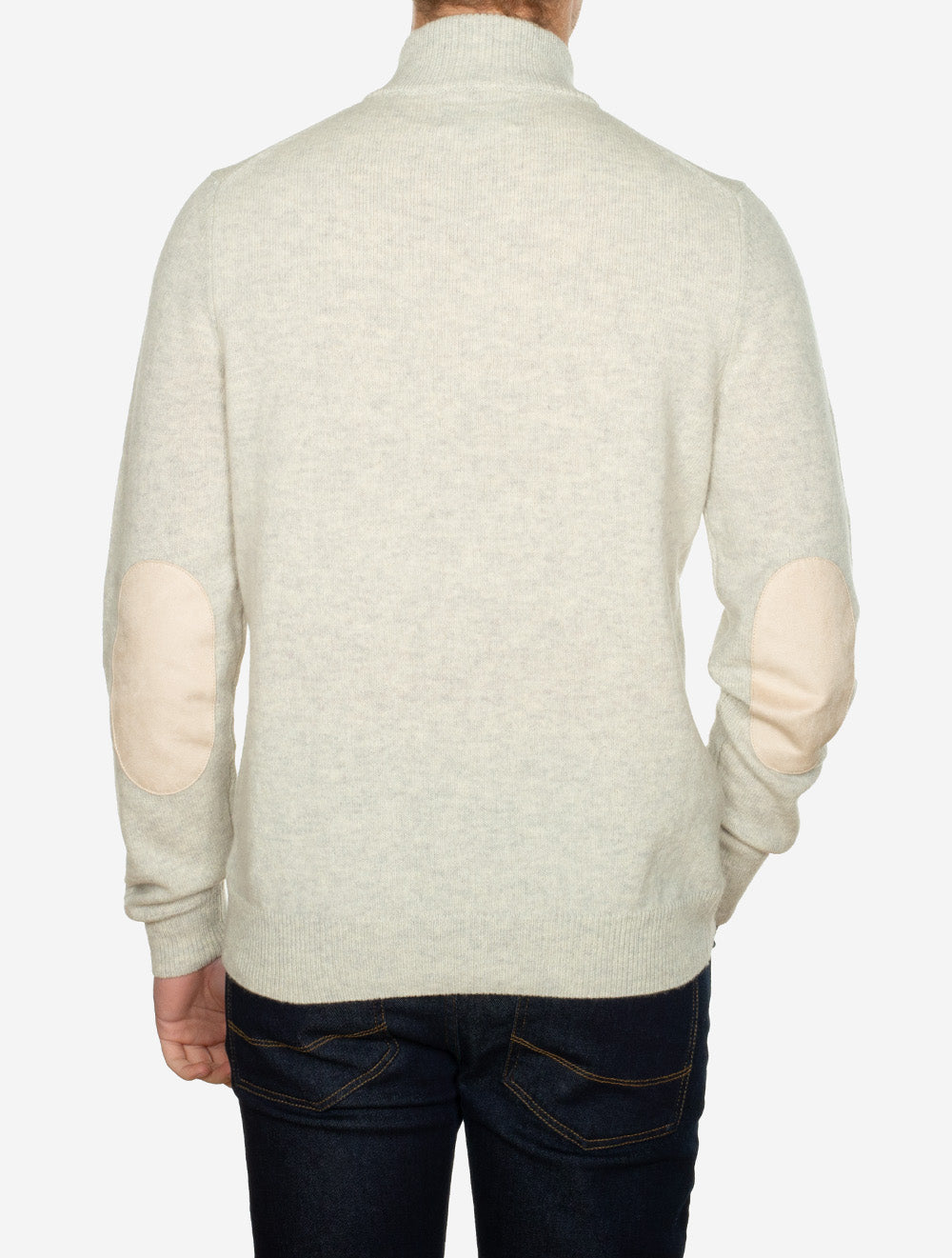 Essential Patch Half Zip Pearl