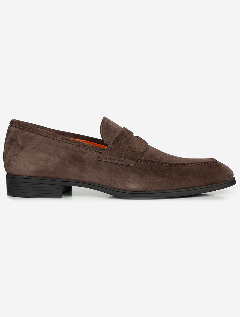 Mocassins Penny en daim marron