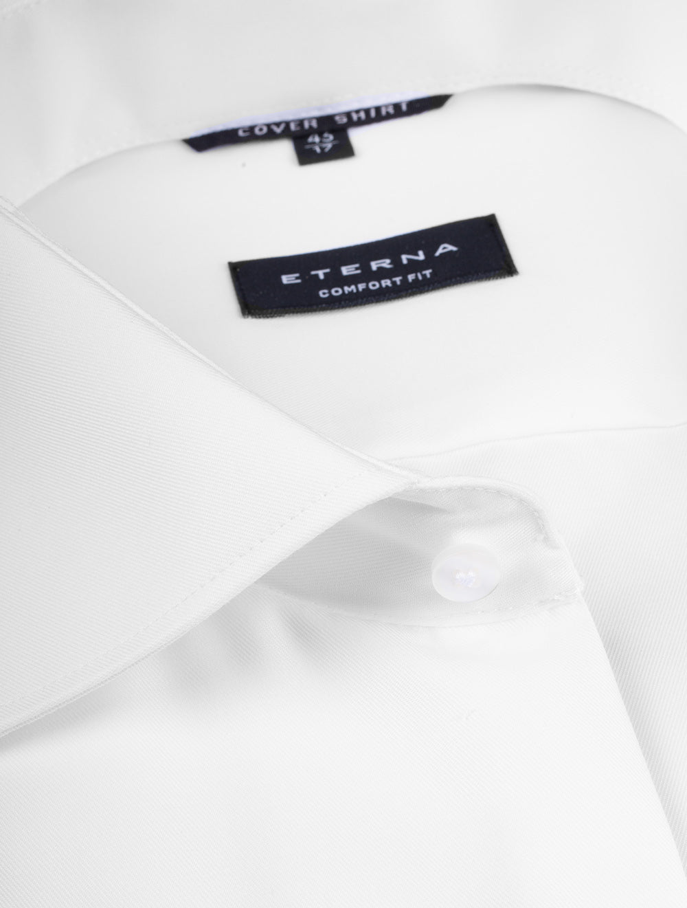 Eterna Plain Comfort Fit Shirt White AI2