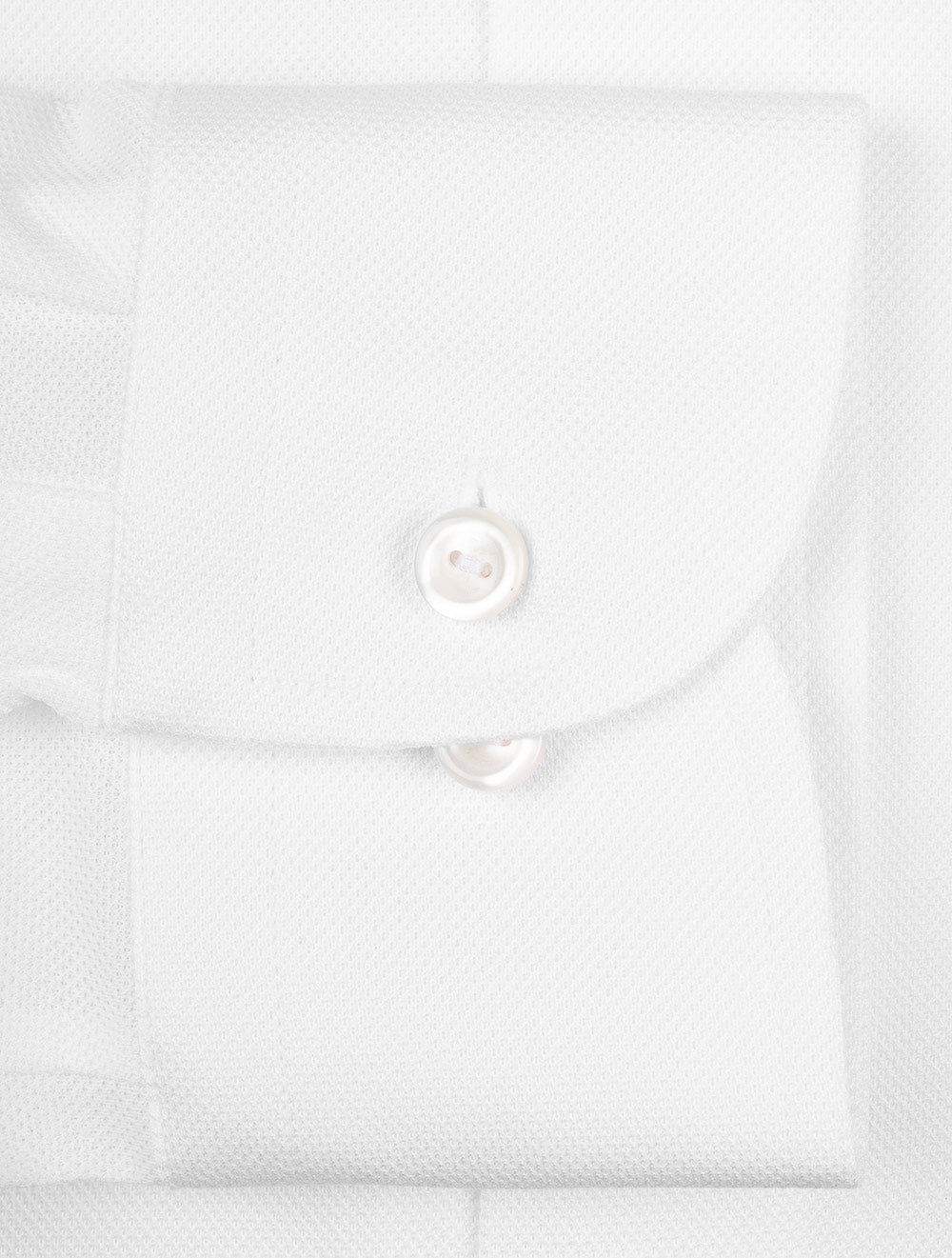 Eton White Pique Shirt AI3