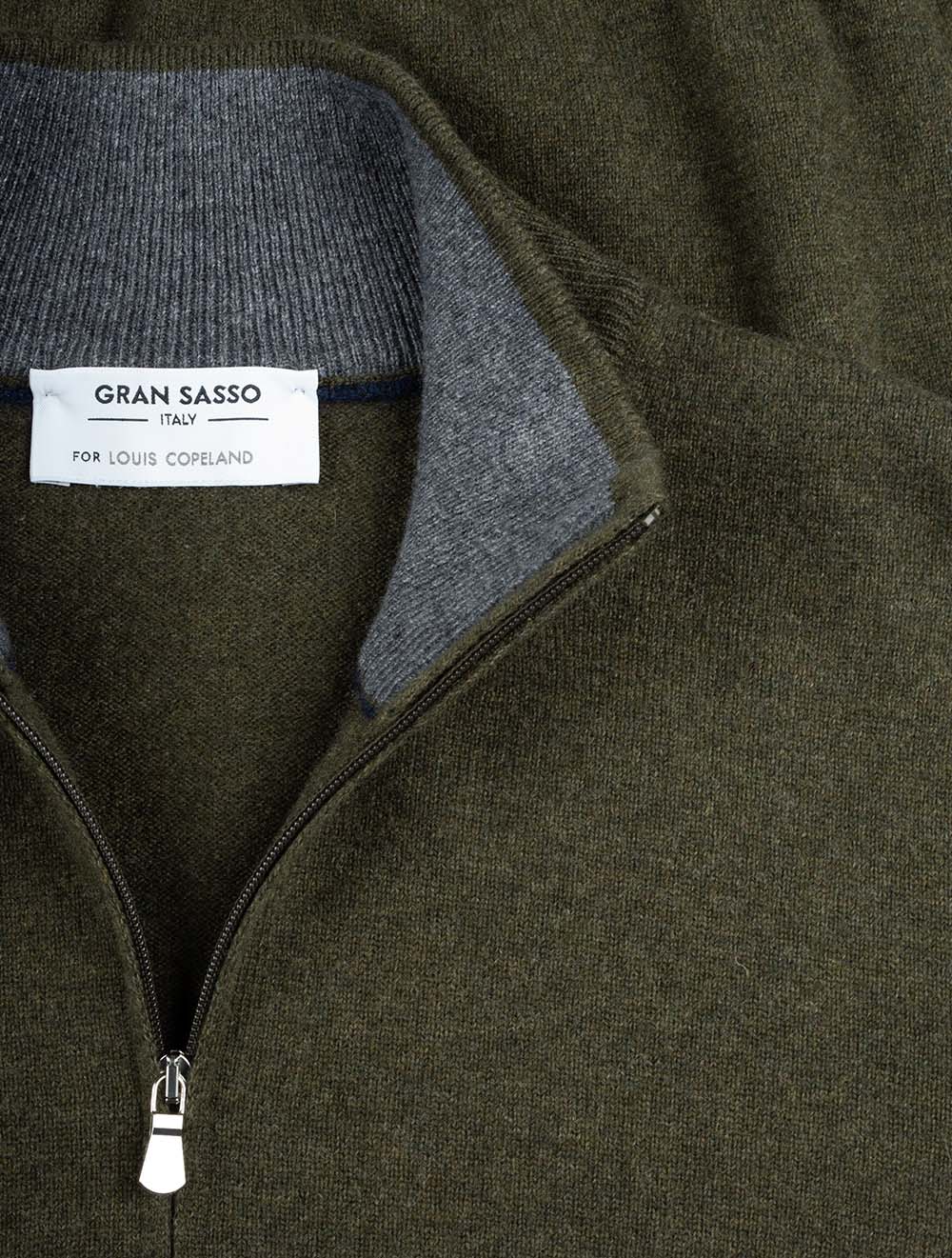 Cashmere Mock Neck Green