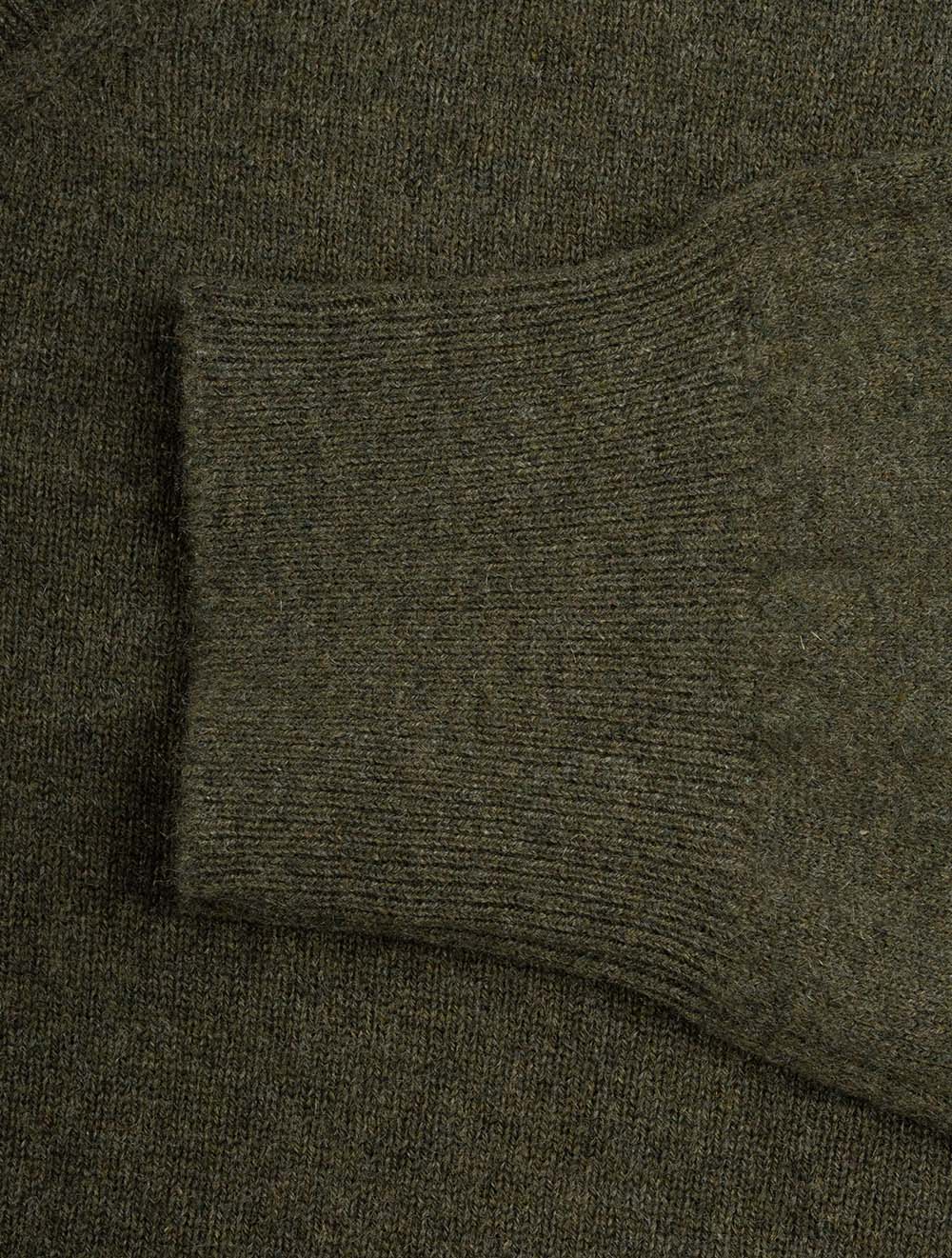 Cashmere Mock Neck Green