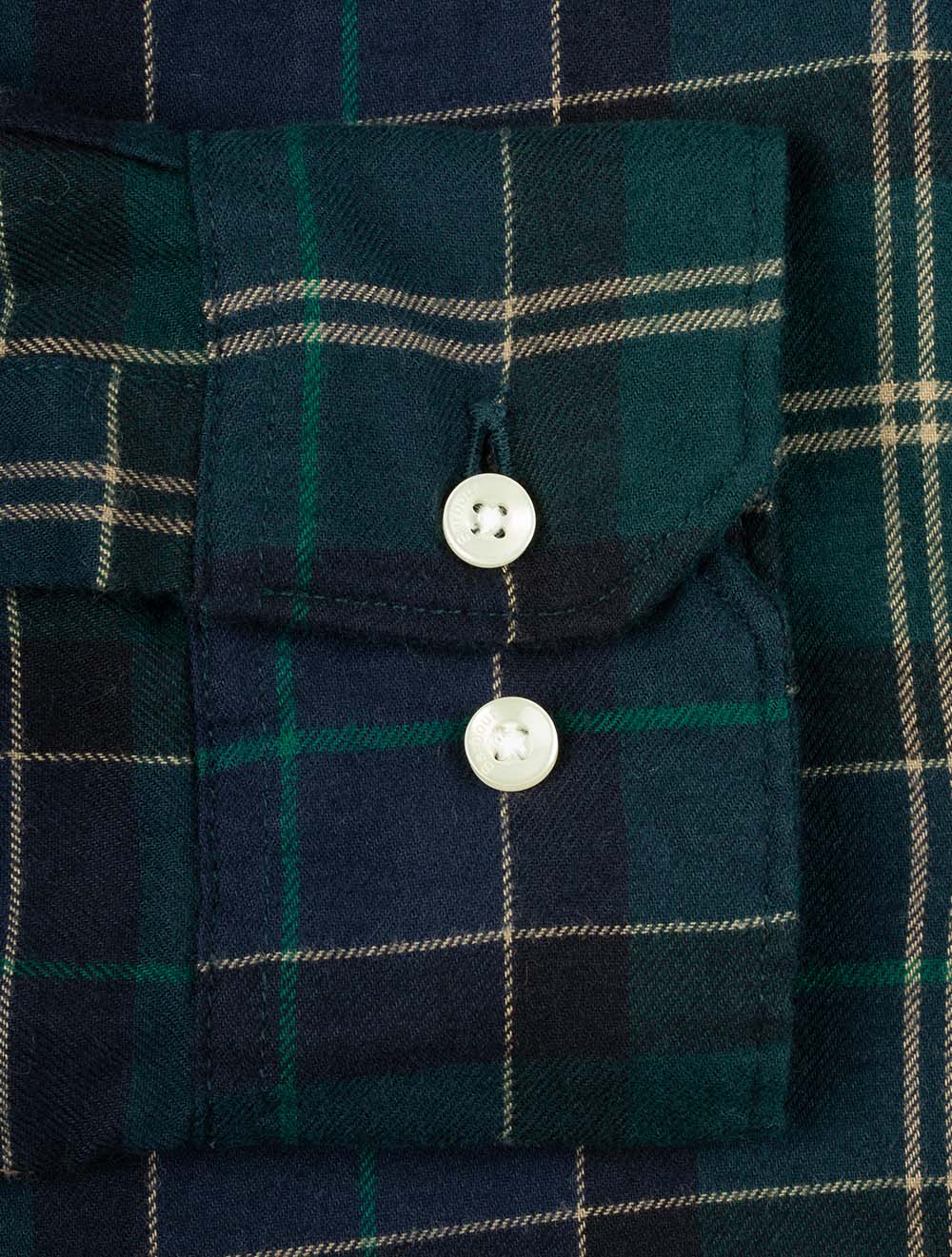 Fortrose Tailored Tartan Shirt Green Loch