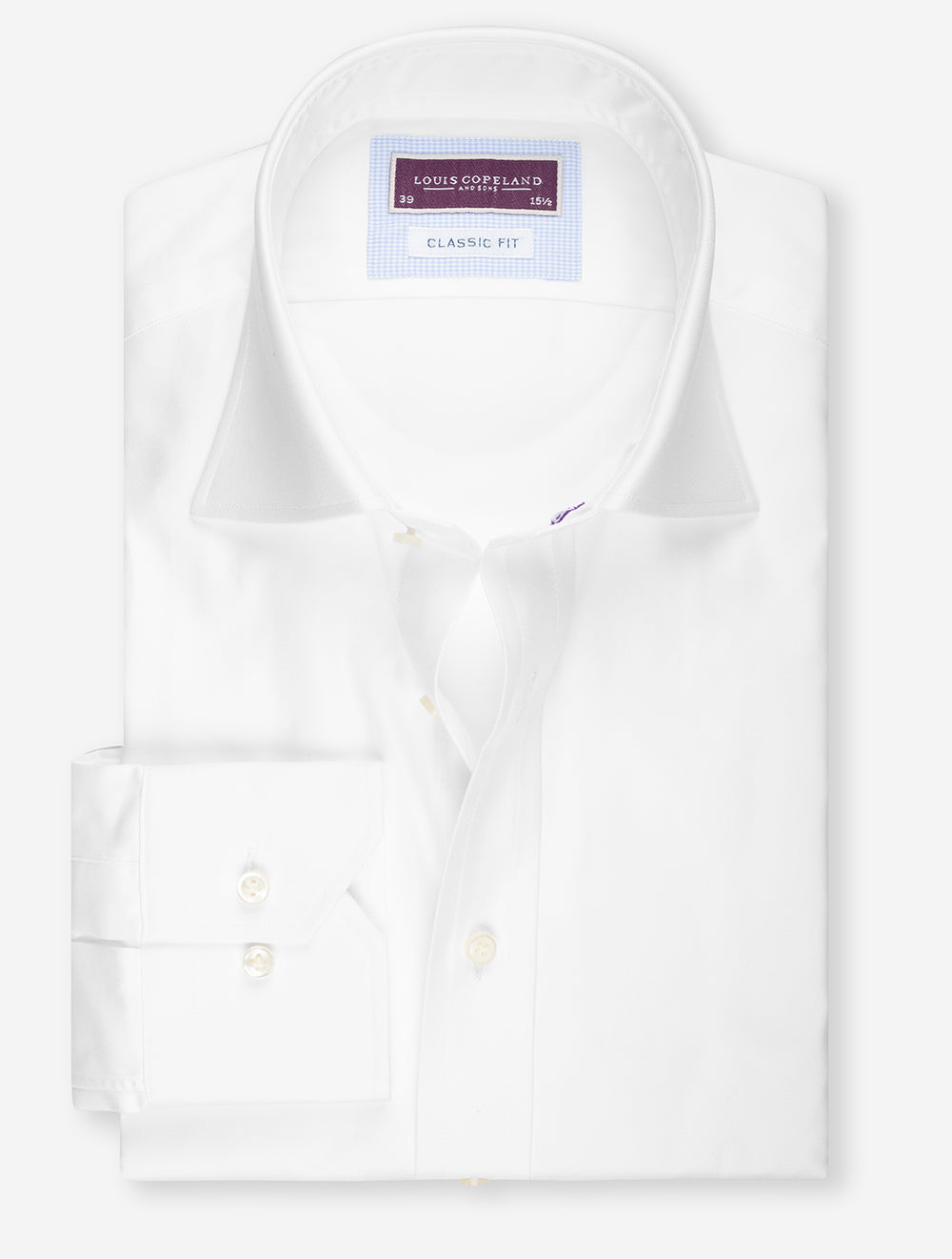 Classic Fit Single Cuff Shirt White