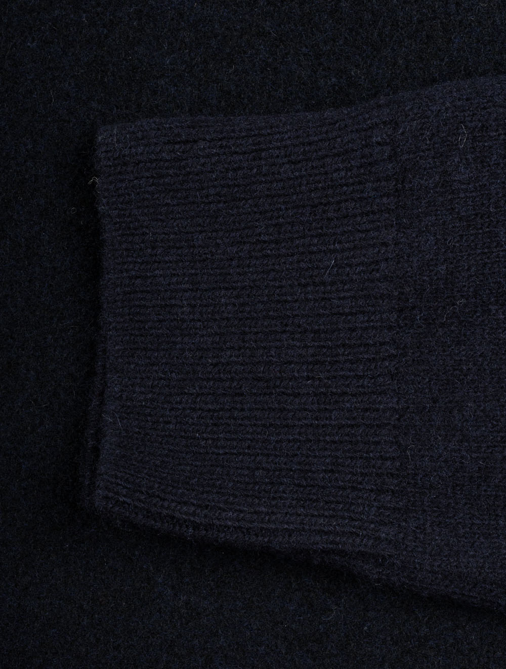 Balwen Zip Through Knitted Jumper Sapphire Navy