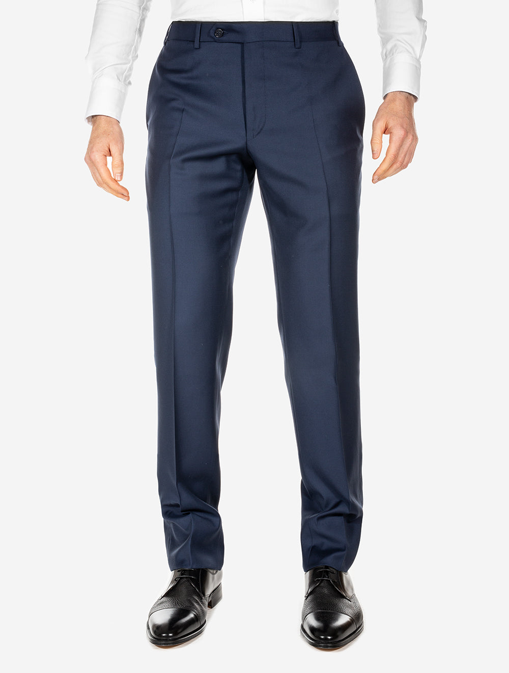 Canali Wool Formal Trousers Blue AI1