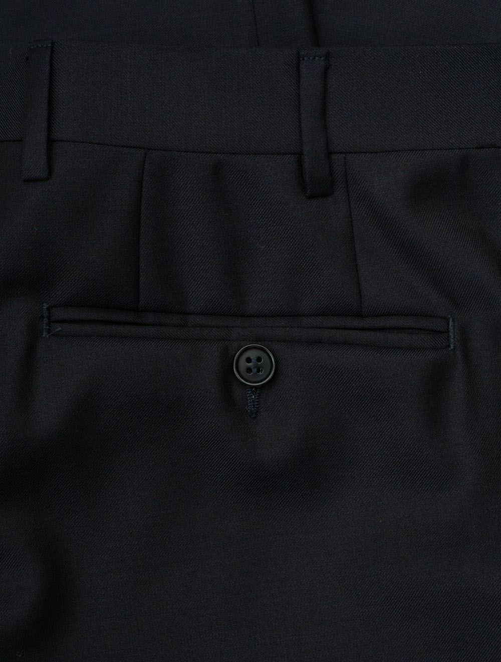 Canali Wool Formal Trousers Navy AI3