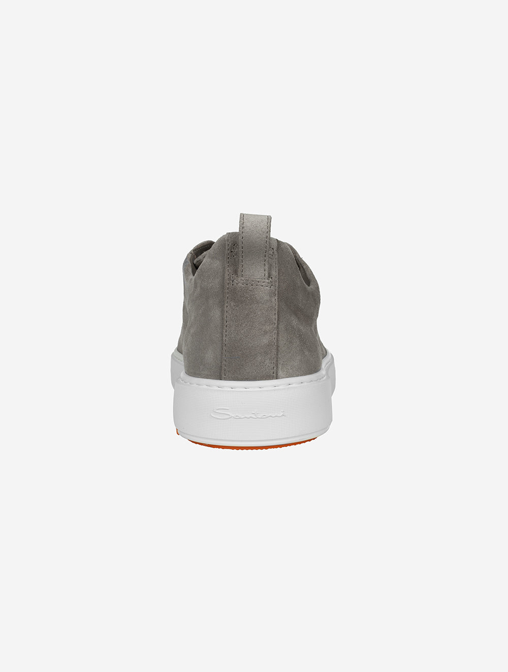 Santoni Suede Slip On Sneaker Grey AI3