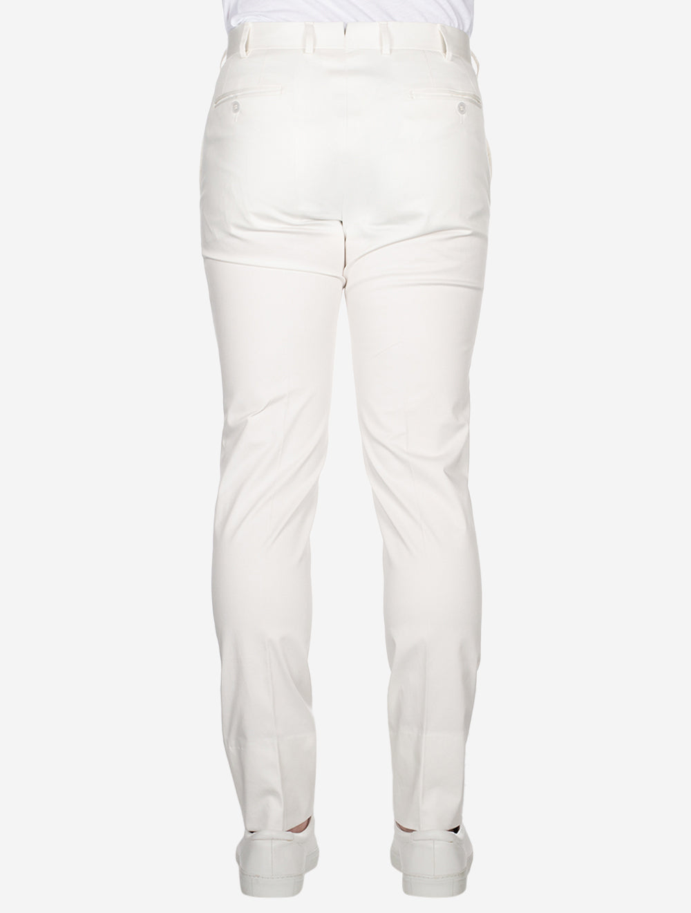 Lubiam Casual Trouser White AI2