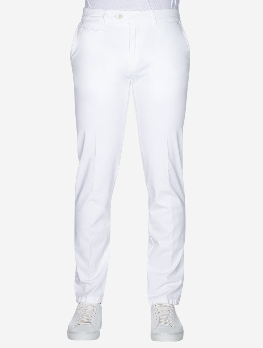 Brax White Everest Cotton Chino AI1