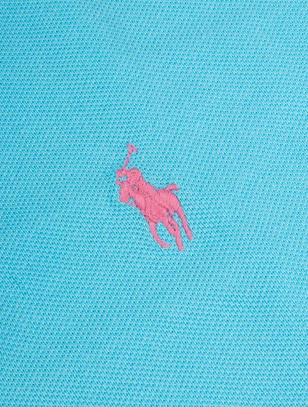 Ralph Lauren Basic Short Sleeve Polo Turquoise AI5