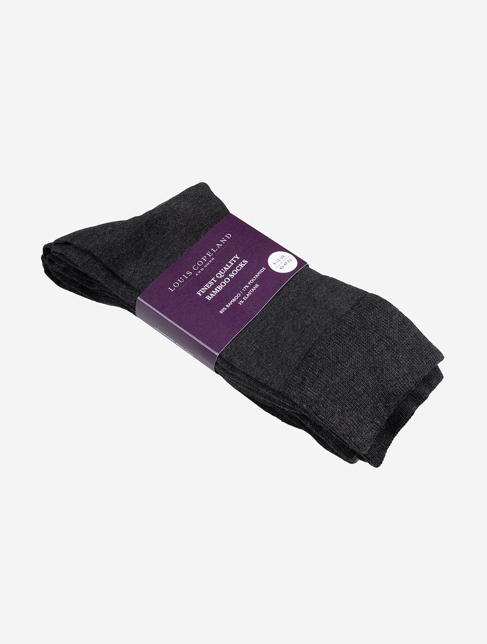 Louis Copeland 3 Pack Sock Charcoal AI2