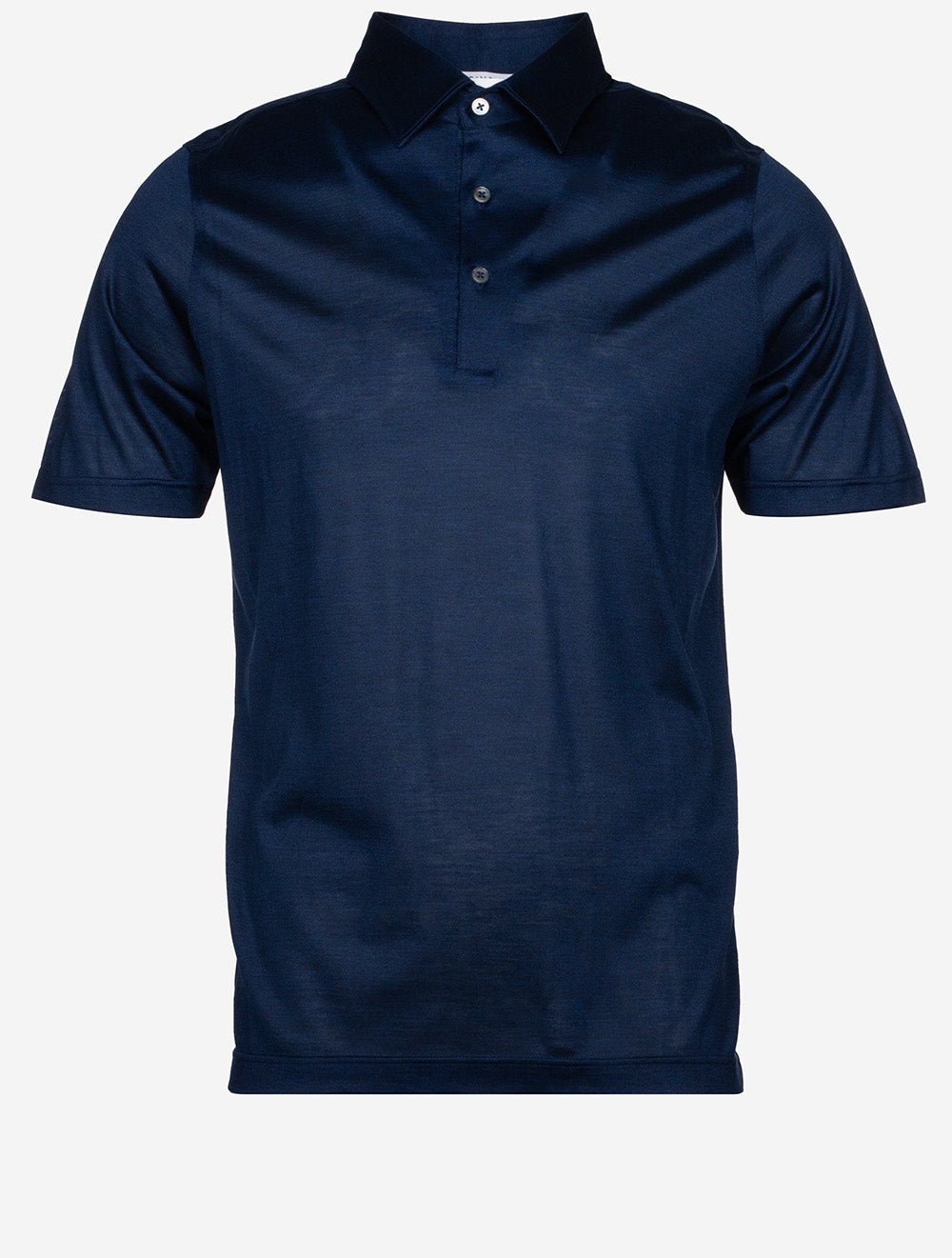 Silk Polo Navy