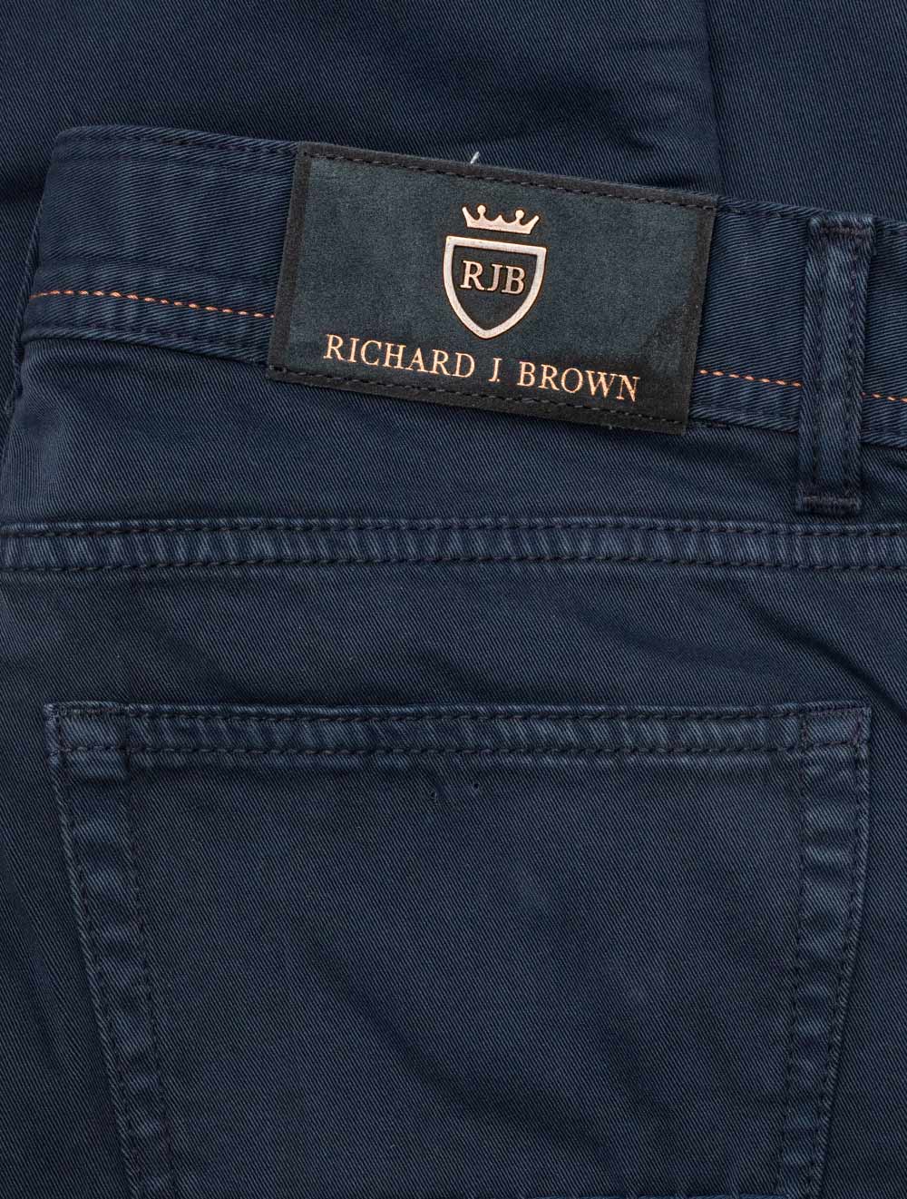 Richard J Brown Luxury Denim Cashmere Jean Navy AI1