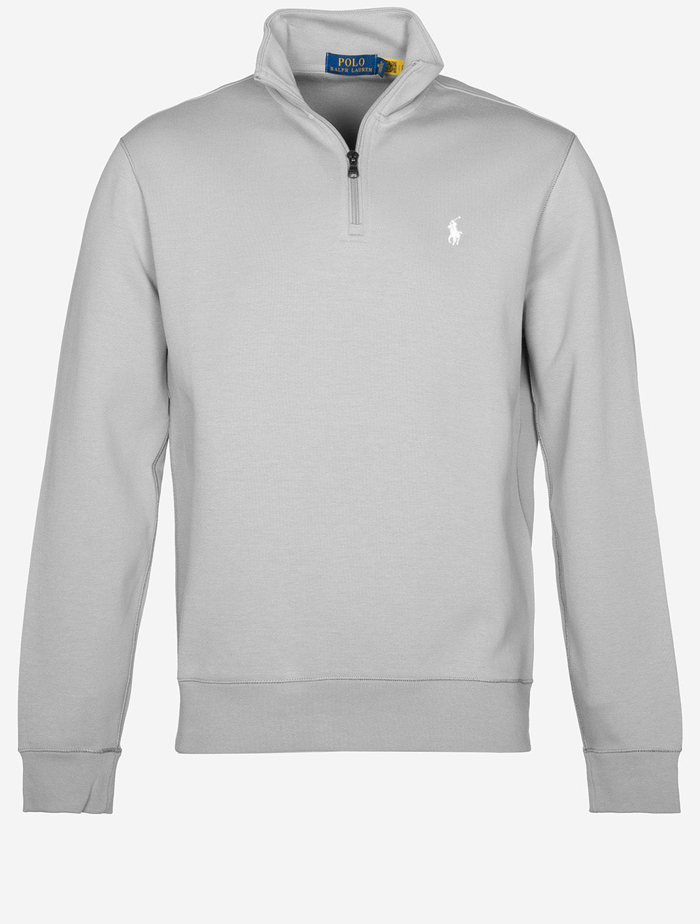 Ralph Lauren Double Knit Quarter Zip Grey MI