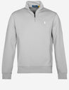 Ralph Lauren Double Knit Quarter Zip Grey MI