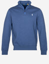 Ralph Lauren Double Knit Quarter Zip Blue MI