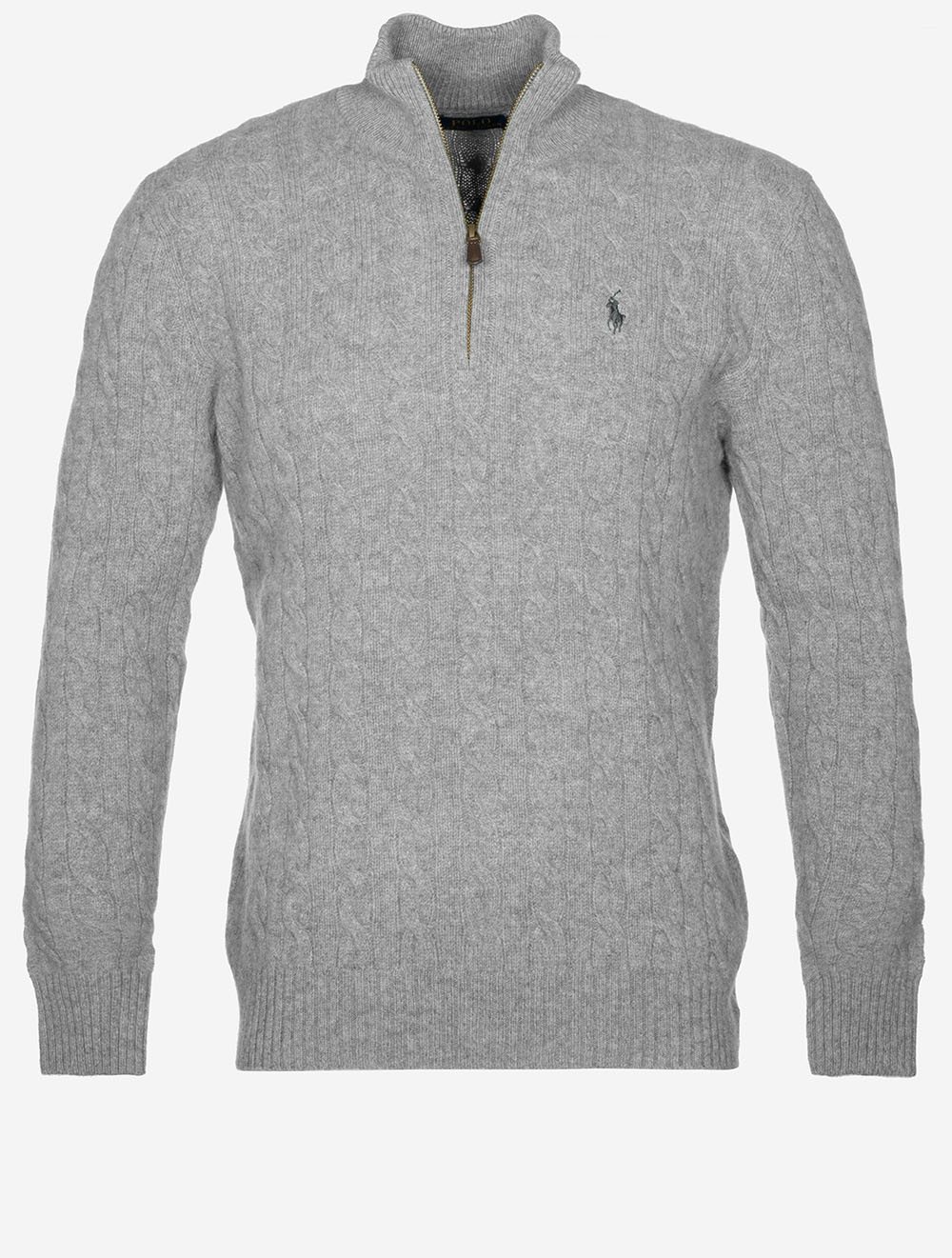 Ralph Lauren Cable Knit HZ Jumper Grey MI