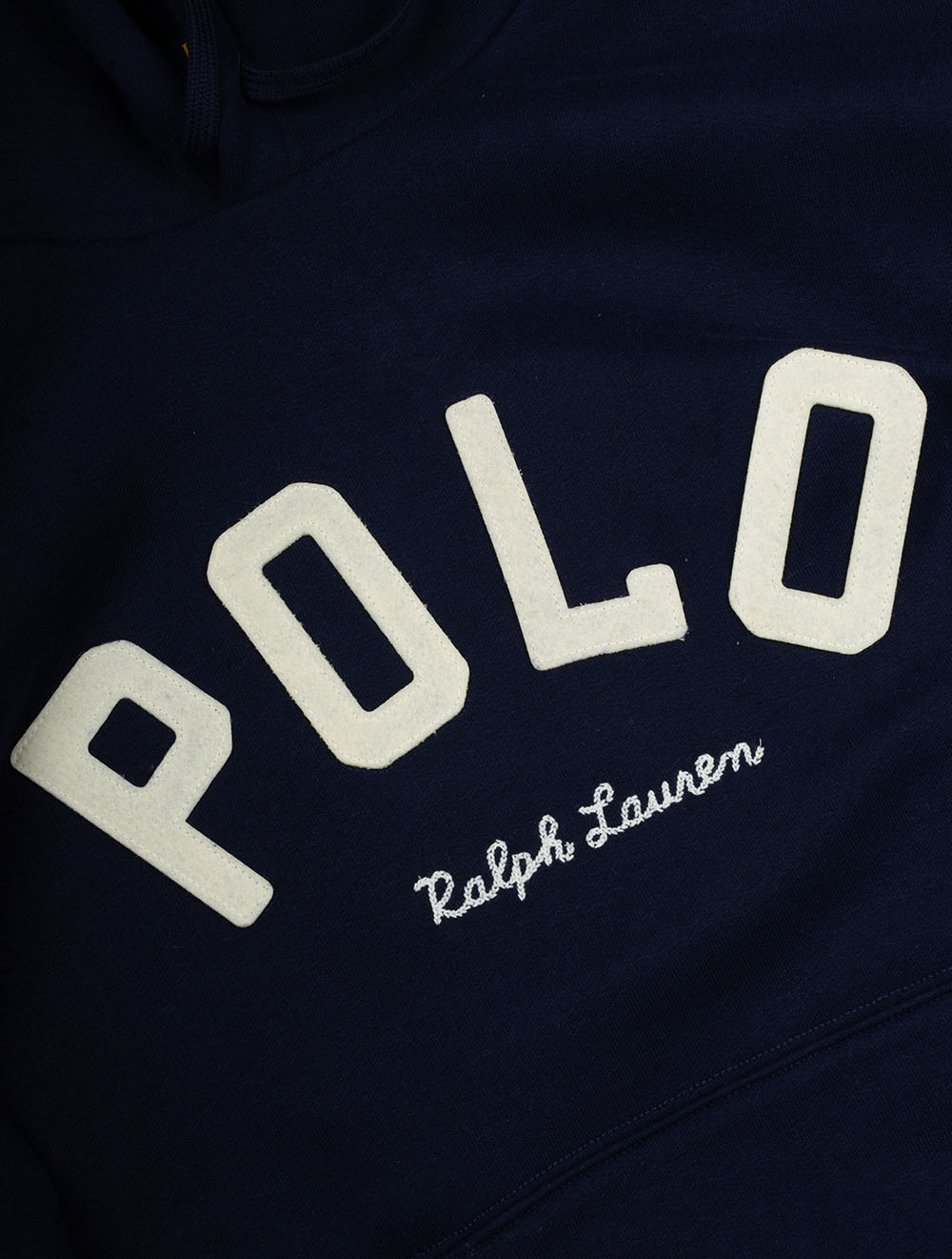 Ralph Lauren Fleece Logo Hoodie Navy AI4