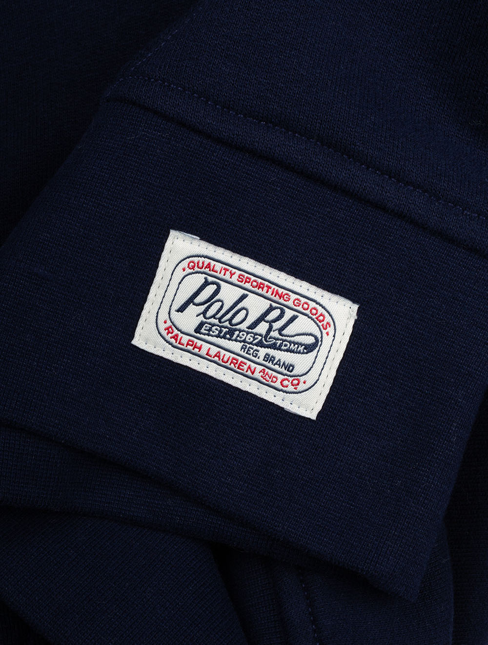 Ralph Lauren Fleece Logo Hoodie Navy AI6