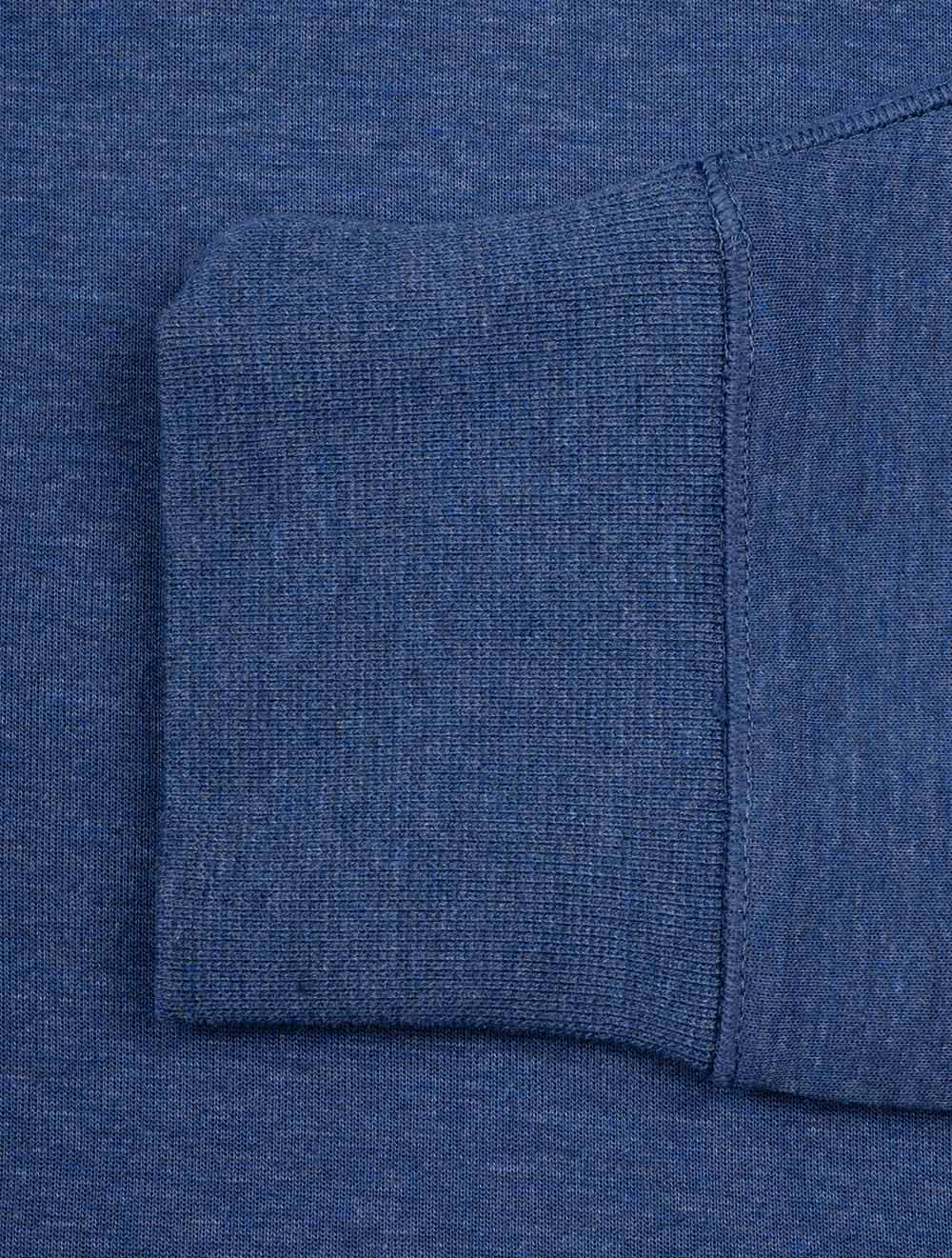 Ralph Lauren Double Knit Quarter Zip Blue AI3