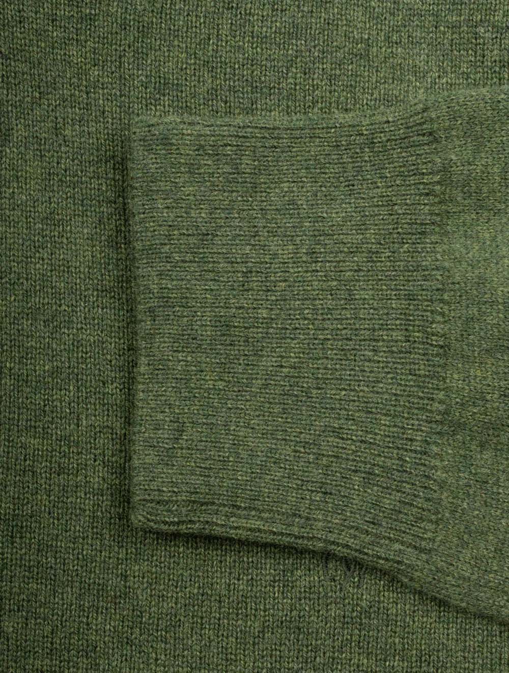 Ralph Lauren Wool Quarter Zip Jumper Green AI5