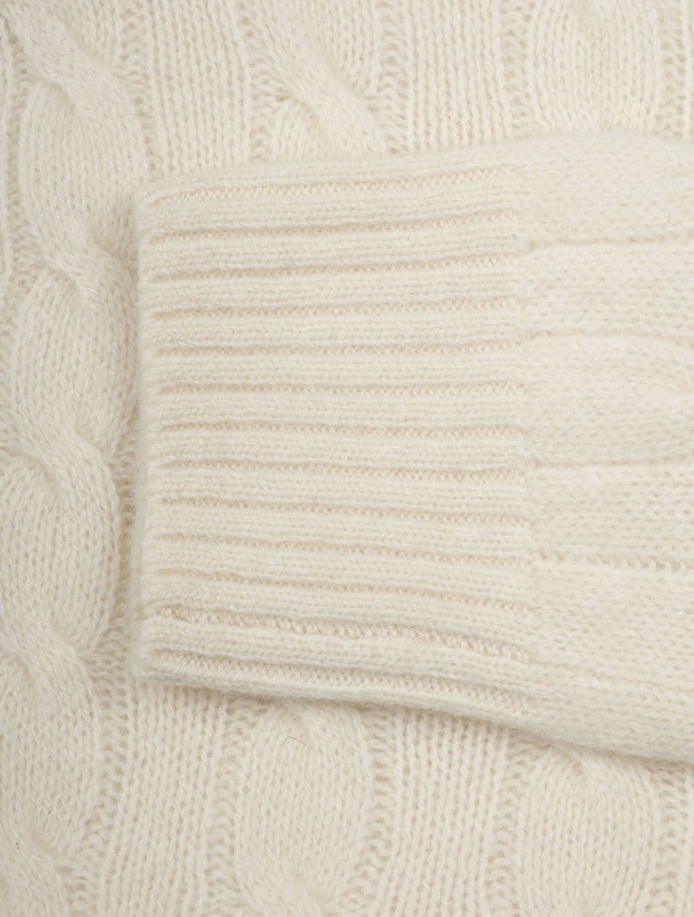 Ralph Lauren Cable Knit HZ Jumper Cream AI5