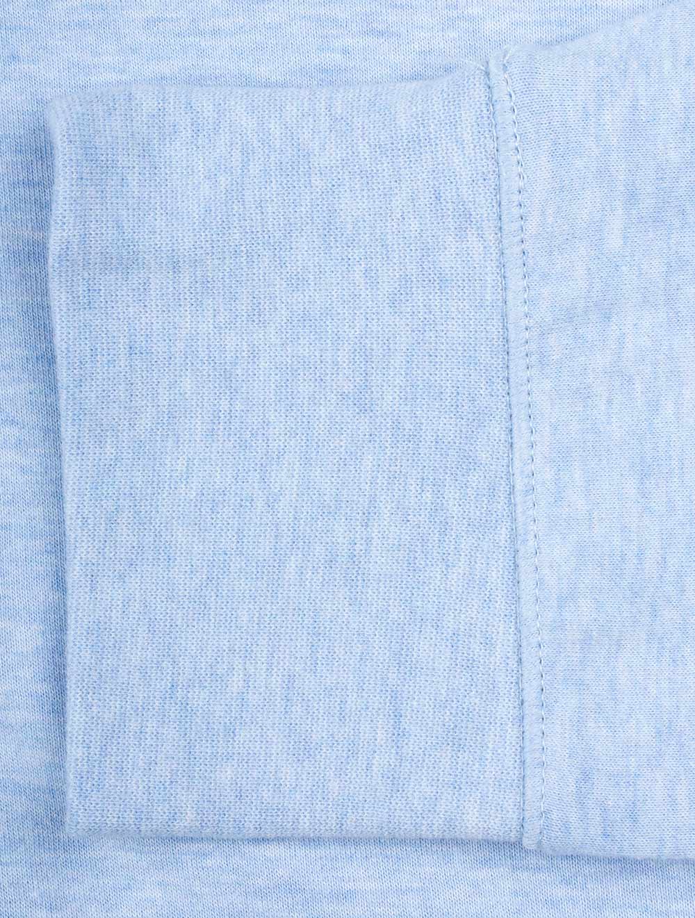 Ralph Lauren Double Knit Half Zip Jersey Blue AI5