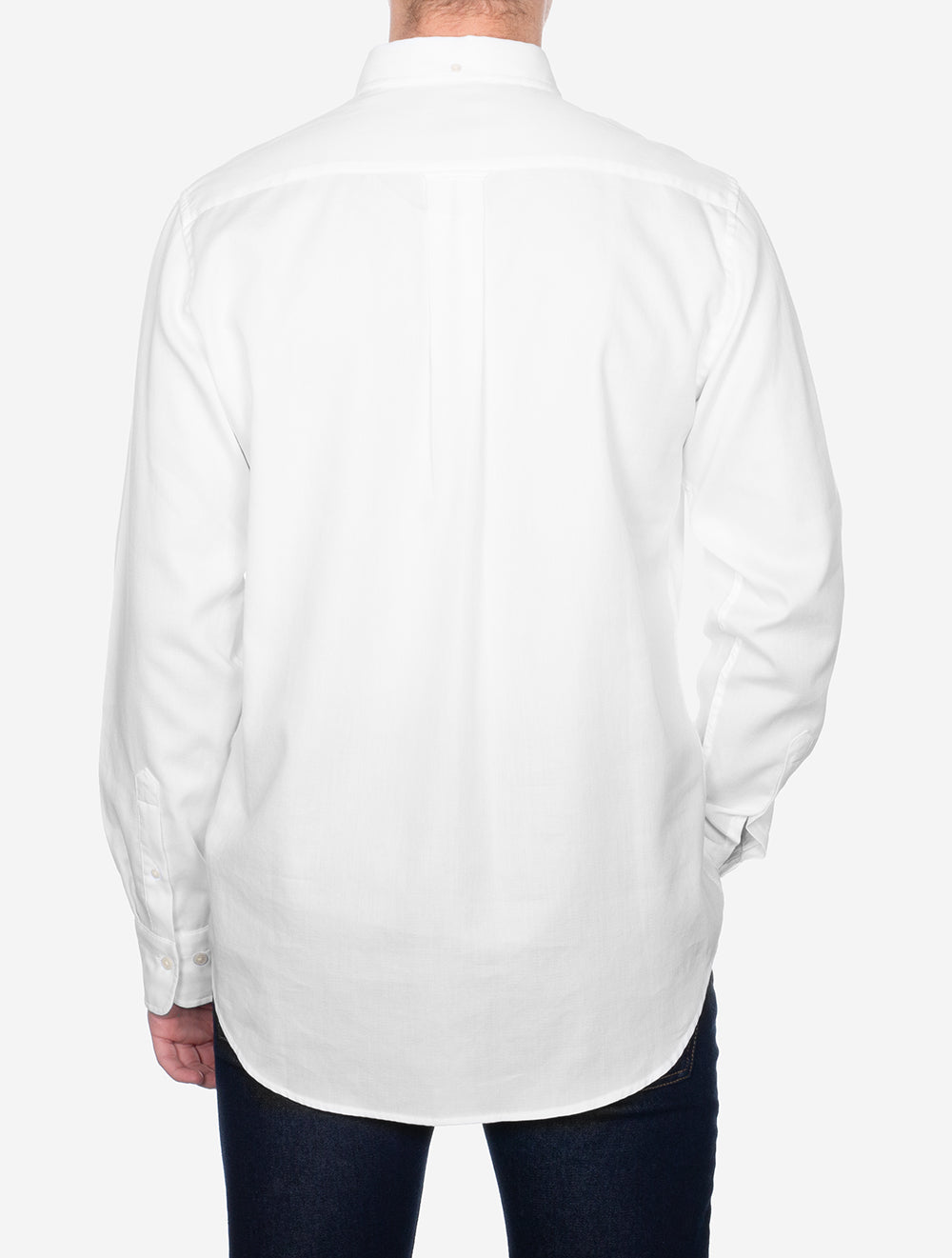 Gant Regular Honeycomb Texture Shirt White AI2