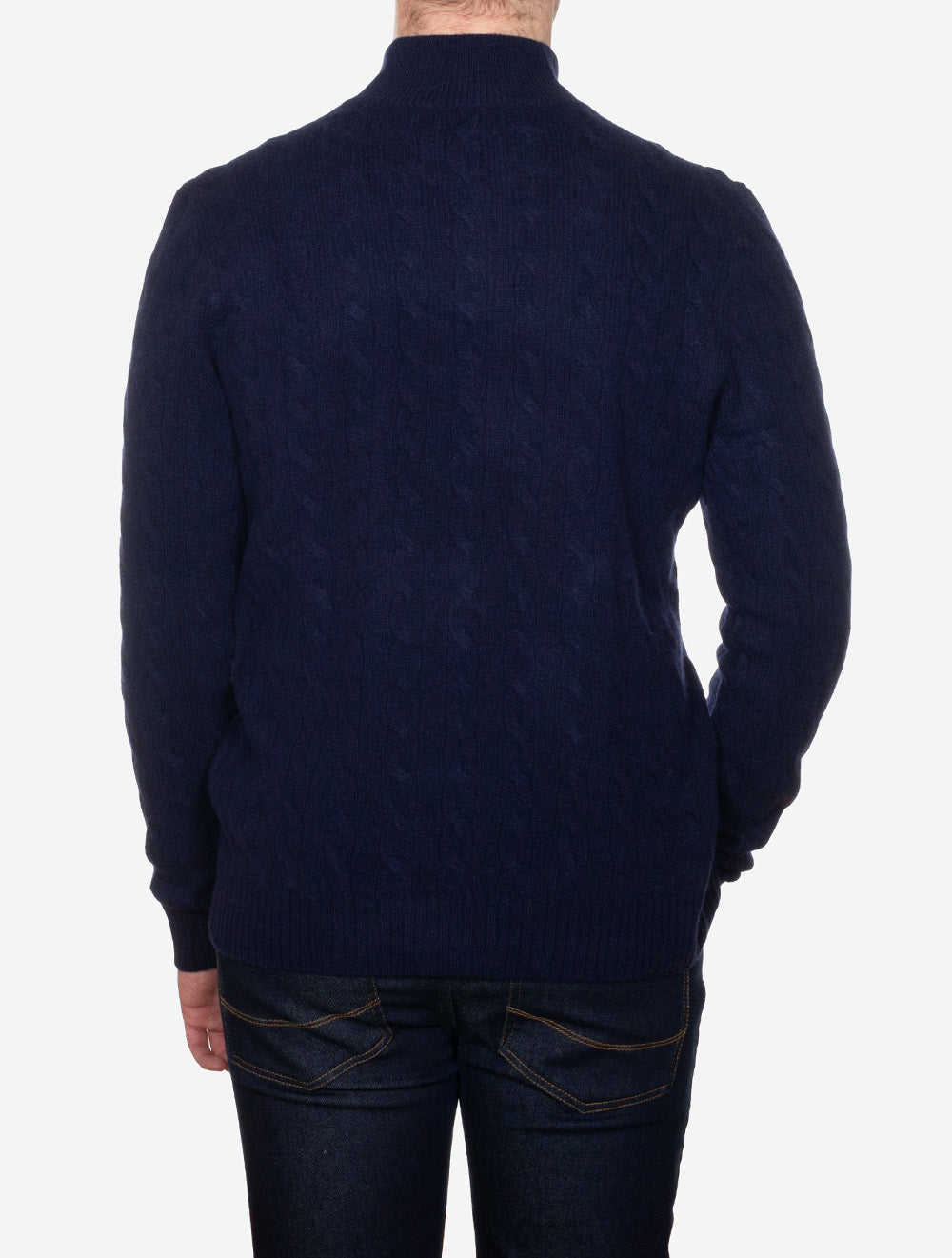 Ralph Lauren Cable Knit HZ Jumper Blue AI2