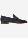 Magnanni Suede Slip On Loafer Navy AI2