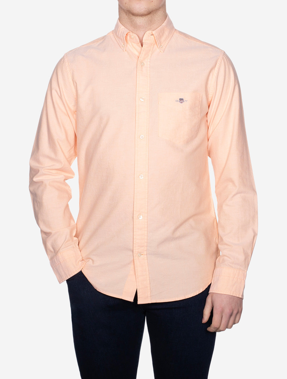 Gant Regular Oxford Shirt Coral Apricot AI1