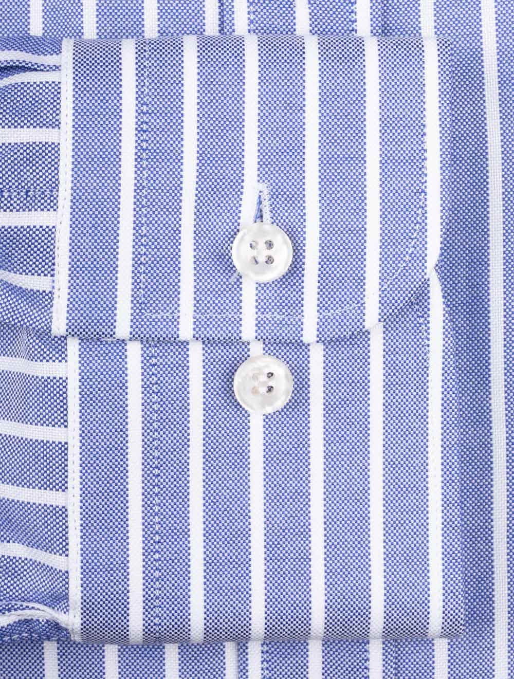 Paul And Shark Buttondown Stripe Cotton Shirt Jamaica AI3