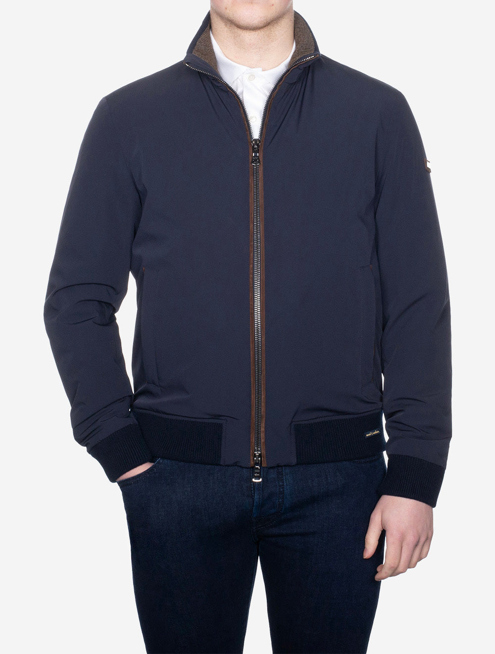 Paul And Shark Save The Sea Bomber Jacket Navy AI1