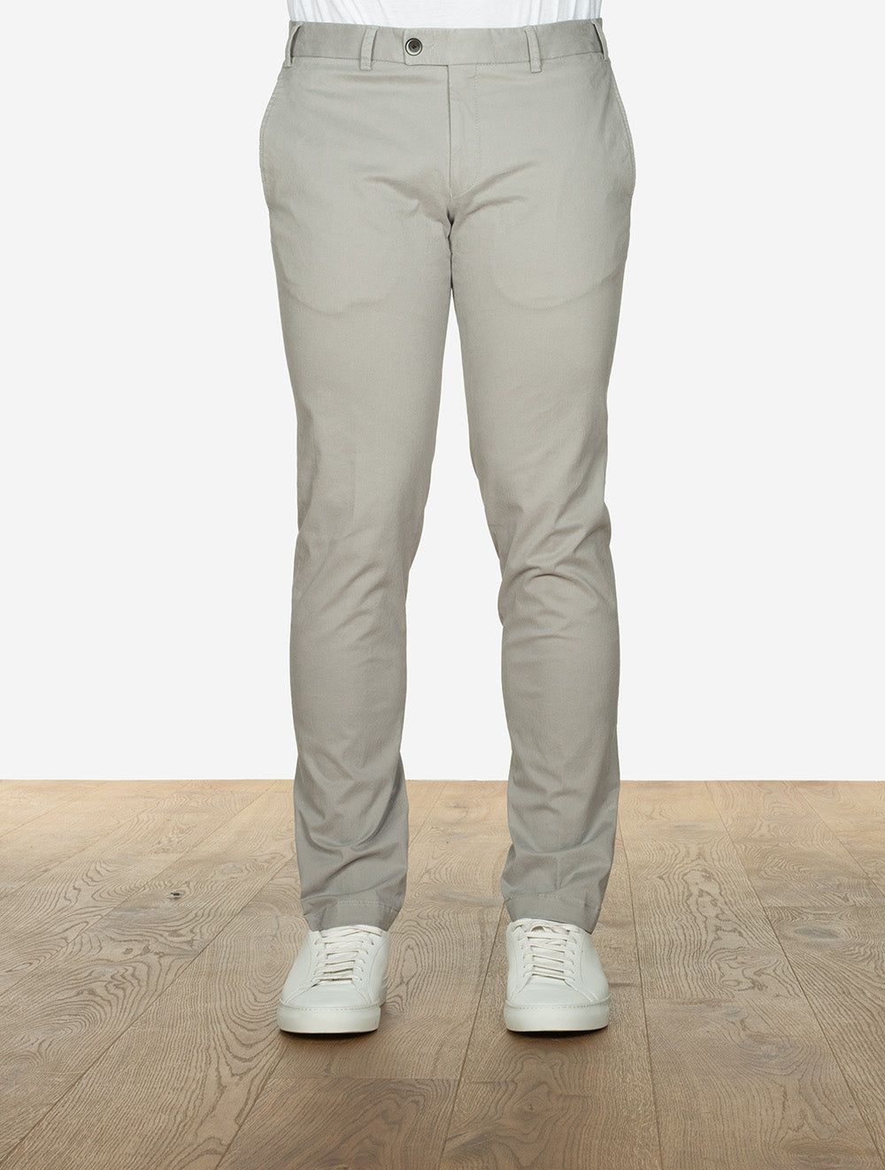 Louis Copeland Cotton Trouser Stone AI2