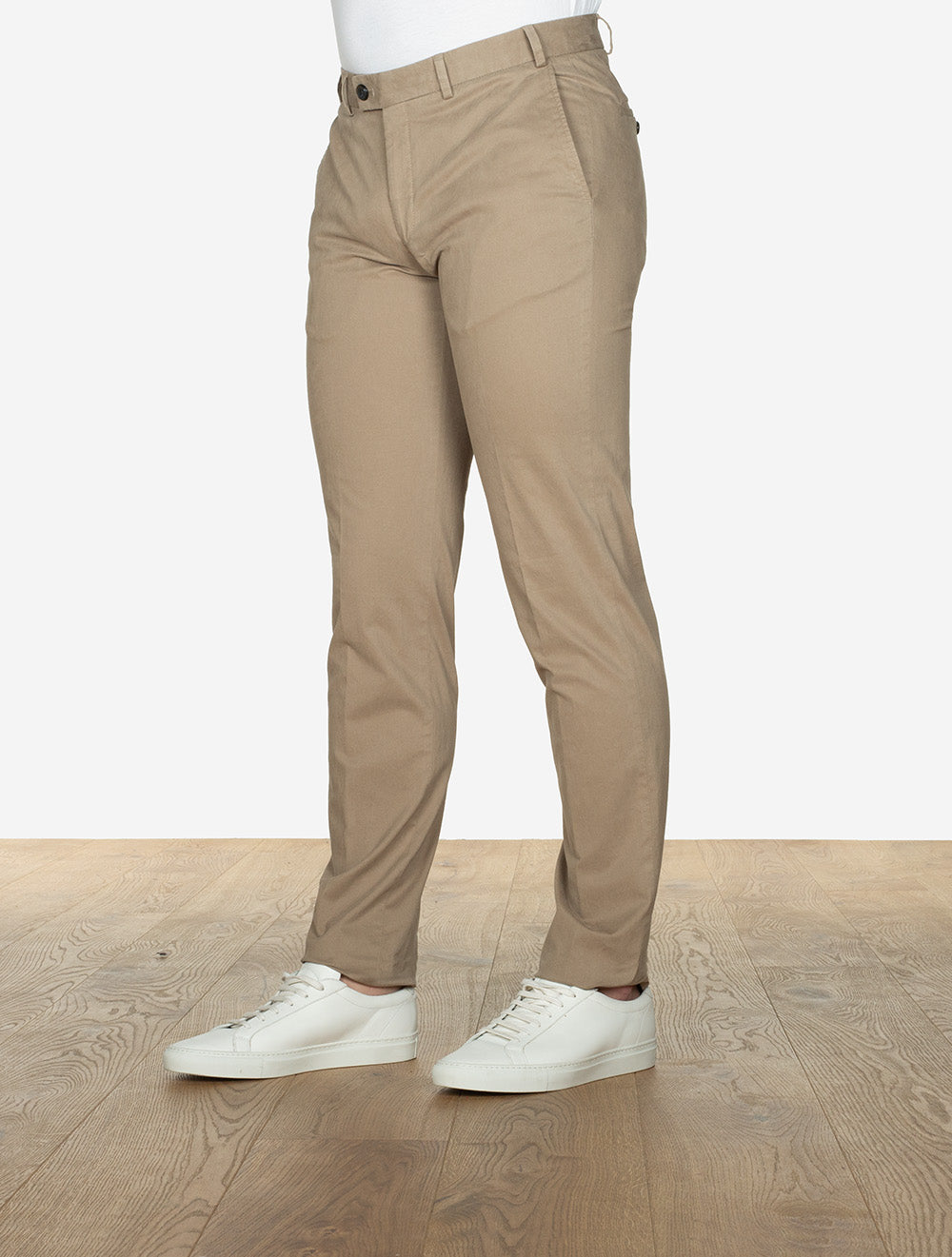 Louis Copeland Cotton Trouser Beige AI2