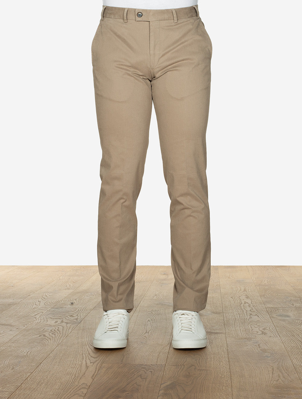 Louis Copeland Cotton Trouser Beige AI3