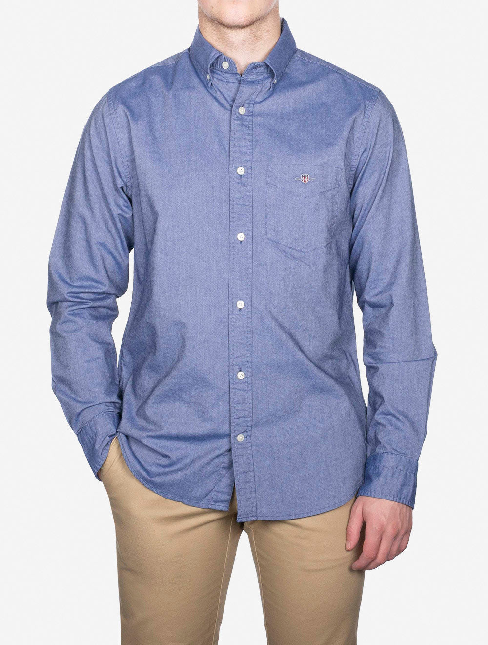 Gant Regular Oxford Shirt Persian Blue AI5