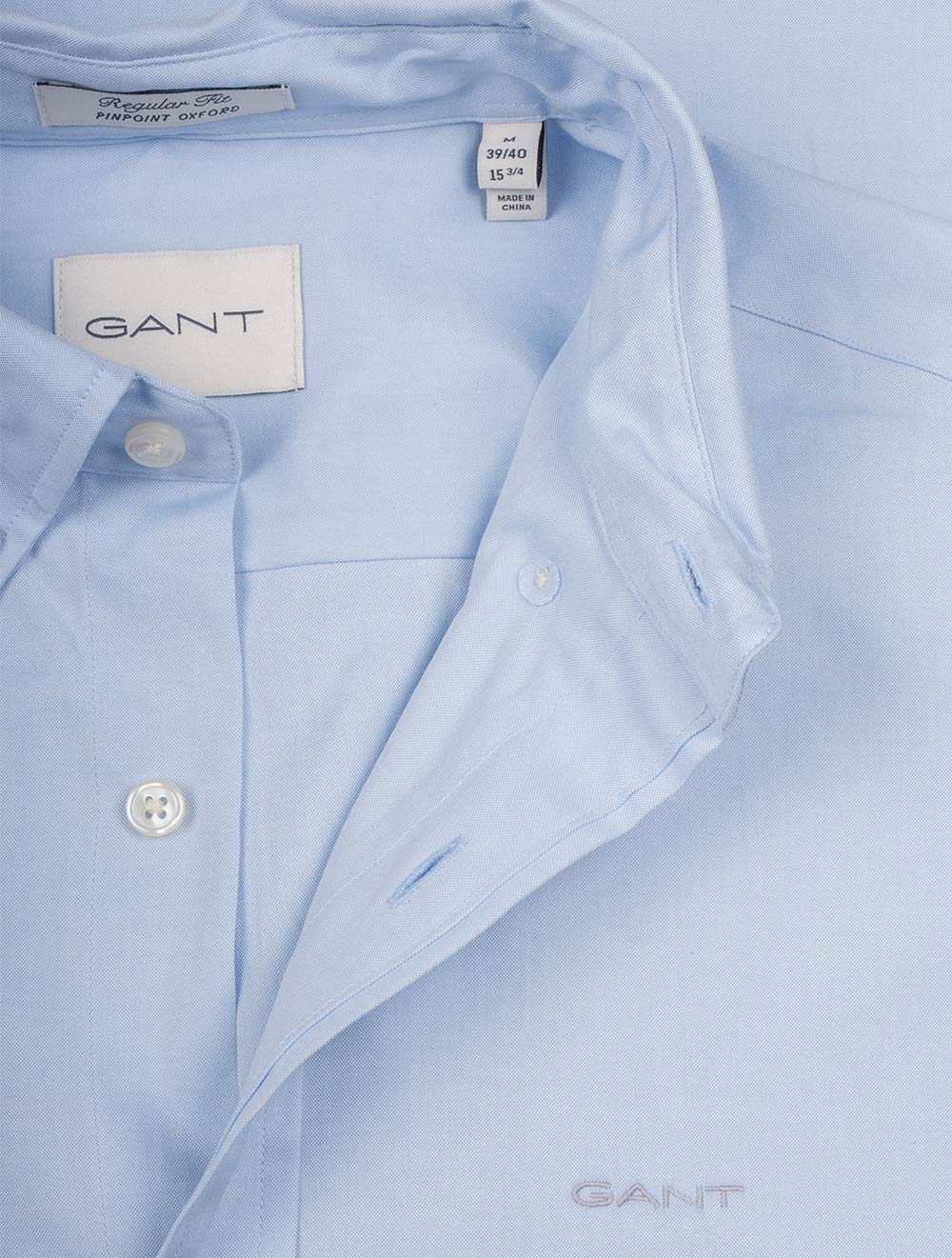 Gant Regular Pinpoint Oxford Shirt Light Blue AI1