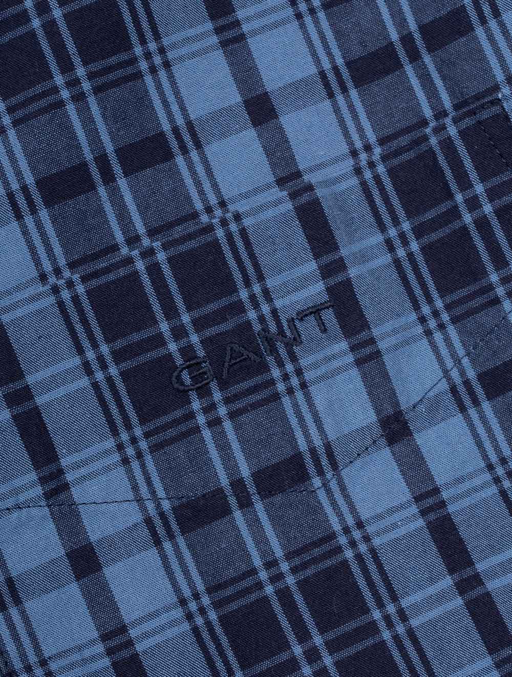 Regular Archive Poplin Plaid Shirt Salty Sea