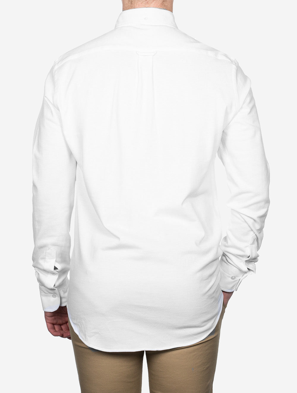 Gant Regular Fit Jersey Piqué Shirt White AI2