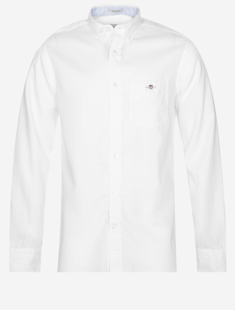 Regular Honeycomb Texture Shirt White